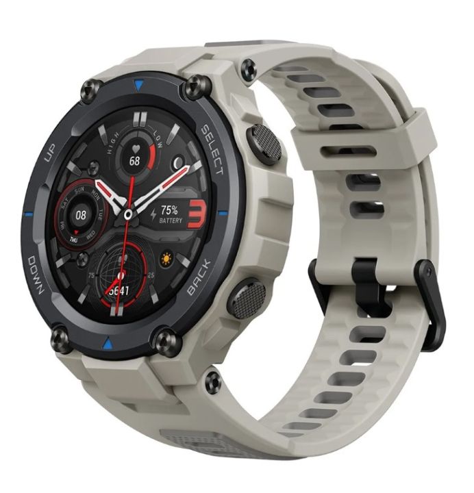 SMARTWATCH (นาฬิกาอัจฉริยะ) AMAZFIT T-REX PRO (DESERT GREY)