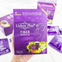 (รหัส001-14)เครื่องดื่มไฟเบอร์ ลิโซ่ รสองุ่น (Lishou Fiber) 1 กล่อง 10 ซอง