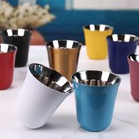 hotx【DT】 80ML Espresso Mugs 304 Cups Small Capacity Insulation turkish  eco friendly