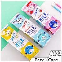 [NEW EXPRESS]✤ [Ready Stock] Y X Large Capacity Student Pencil Cartoon Waterproof Milk Box Case