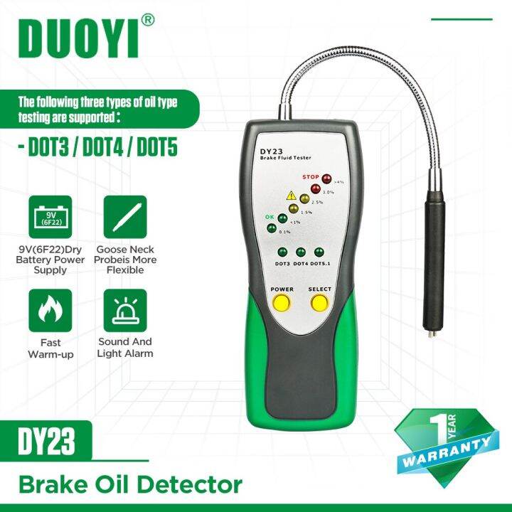 DUOYI Car Brake Fluid Tester DY23/DY23B Accurate Test Automotive Brake