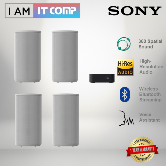 Sony HTA9 High Performance Home Theater Speaker System Multi