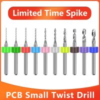 PCB drill bit Tungsten steel alloy precision small drill bit 0.10mm-1.5mm Twist drill mini small fixed shank metal drill bit set Drills  Drivers