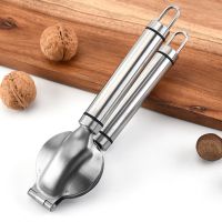 2 in 1 Nuts Sheller Chestnut Clip Walnut Pliers Nutcracker Sheller Stainless Steel Chestnut Opener Cutter Gadgets Kitchen Tools
