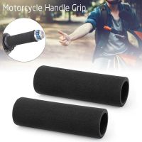 [LWF HOT]❐ Motorcycle Slip on Foam Anti Vibration Comfort Handlebar Grip Cover Set Motorbike Accessries Grips Handlebars Grips