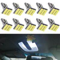 【YF】☏✒  10X T10 W5W 12SMD 1206 Car Wedge 12V No Error Decoder External Lights License Plate Lamp