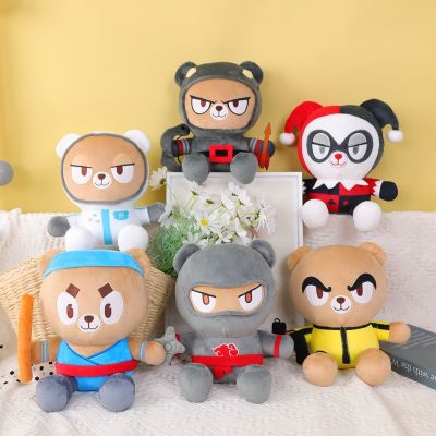 Cute Kung Fu Bear Plush Dolls Gift For Kids Ninja Bear Joker Bear Astronauts Bear Stuffed Toys For Kids