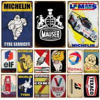 Metal Sign Vintage Spark Plugs Metal Poster Tin Sign Girl Metal Plate Signs Car Stickers Art Painting Retro Garage Decor Plaque