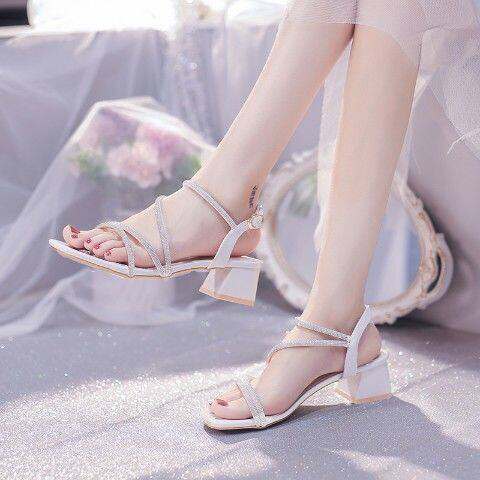 kkj-mall-small-fresh-chunky-heel-sandals-womens-2022-summer-new-temperament-medium-heel-rhinestone-sandals