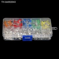 ┋☃✱ 500Pcs/Box 50pcs each value 3MM LED Diode Kit set Mixed Color Red Green Yellow Blue White Orange