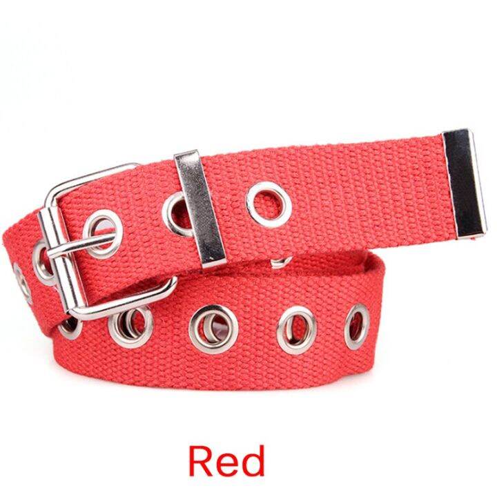 women-belts-studded-grommet-holes-single-pin-buckle-belt