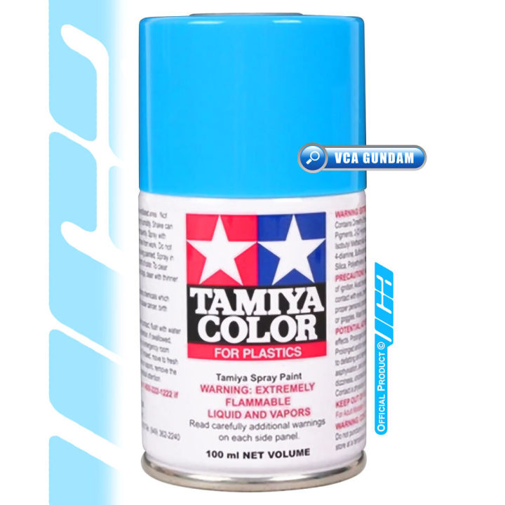 tamiya-85023-ts-23-light-blue-color-spray-paint-can-100ml-for-plastic-model-toy-สีสเปรย์ทามิย่า-พ่นโมเดล-โมเดล-vca-gundam