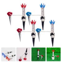 4 Pcs Practice Mat Golfs Tees Plastic Stand Stand Balls Training Club Magnetic Golfing Trays Holder