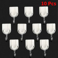 10PCs Strong Adhesive Wall Sticky Hooks For Bathroom Kitchen Key Holder180 Degree Rotating Stick on Hooks  Hanging Shelf 4 Types Picture Hangers Hooks