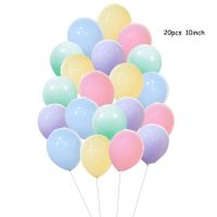 Globos เมฆยิ้มงานวันเกิดอลูมิเนียมลูกโป่งฟอยล์มาการองกาวสีงานหมั้นงานวันเกิดของตกแต่งงานปาร์ตี้ทารก1ชุด