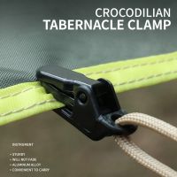 10Pcs Outdoor Tarpaulin Camping Tents Awning Wind Rope Clamp Plastic Clip Buckle Fixed Jaw Grip Accesorios