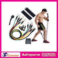 ที่ออกกำลังแขน ยางยืดออกกำลังกาย Multi function resistance band set ยางยืด ฟิตหุ่น 5 เส้น ที่ออกกำลังกาย  5 ระดับ ยางยึดฟิตเนส  ที่ออกกำลังเอว