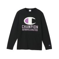 CHAMPION MEN - JP เสื้อยืดแขนสั้นผู้ชาย-ไซส์เอเชีย LONG SLEEVE T-SHIRT  C3-U418-090