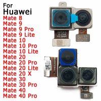 กล้องหลังเดิมอะไหล่สำหรับ Huawei Mate 8 9 10 Lite 20 30 40 Pro โมดูลกล้องหลังมุมมองด้านหลัง