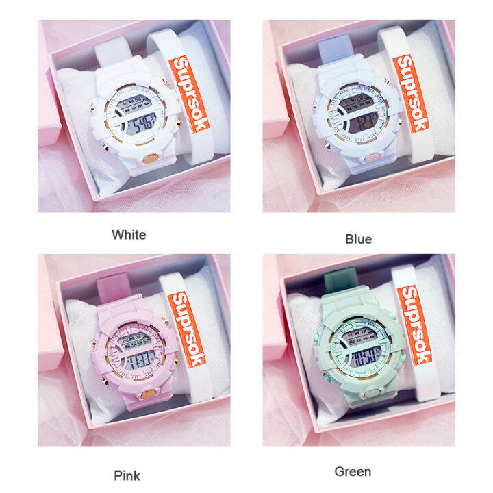 th-childrens-ins-style-watch-korean-macarone-color-matching-student-watch-unicorn-harajuku-electronic-watch