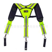 【YF】▥❀☢  Heavy Duty Suspender Fluorescent Reflective Straps Reducing Weight Mens Suspenders Braces