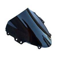 GSXR600กระจกหน้ารถซูซูกิรถจักรยานยนต์ GSXR750 GSXR 600 750 2004-2005 K4 04-05กระจกรถยนต์กันลม Deflectore สีดำ