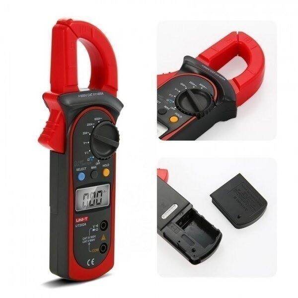 Tang Ampere UNIT UT202A AC Digital Clamp Meter LCD Display Multitester Lazada Indonesia