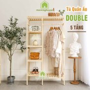 Tủ quần áo decor phòng ngủ Morning House Double Hanger -Tháo lắp dễ dàng