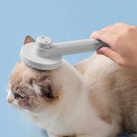 Cat and Dog Pet Detangler Pet Comb Pet Grooming Hair Float Removal Comb Short Massager Cat and Dog Supplies Cleaning Brush Brushes  Combs