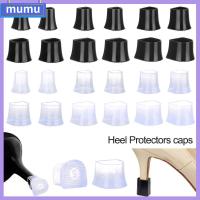 MUMU 1 pair ของใหม่ กันลื่น สวมใส่ได้ กันกระแทก Antislip high heeler ที่รัดส้น ตัวป้องกันส้นเท้า Silencer ส้นสูงป้องกันครอบคลุม