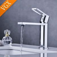 【HOT】►✕ VGX Sink Faucet Basin Mixer Hot Cold Tapware Matte Lavatory