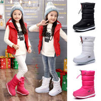 -30 degree 2022 winter girls winter boots Waterproof girl boots kids boots Snow Boots warm Children shoes kids wellies boys