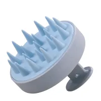 ﹉∏❁ Round Soft Massage wheat straw comb Portable Head Brush Shampoo Scalp Washing Clean Shower Bath SPA Wet dry Health Beauty Brush