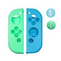 3ประเภทสำหรับสัตว์ข้ามเคสซิลิโคนอ่อนสำหรับ Nintend Switch เคสห่อหุ้มนิ้วหัวแม่มือจับสำหรับ Nintend Switch Joycon Accessory Case Case BHK3721 Case