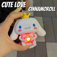 CANASIY โมเดลแกะสลัก Cinnamoroll หัวใจท่าทางตุ๊กตาขยับแขนขาได้แสง-ปล่อย Cinnamoroll รักนักเรียนเด็กการ์ตูนอะนิเมะ Cinnamoroll ตุ๊กตาของขวัญวันคริสต์มาส