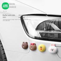 【cw】 Cartoon Car Door Anti collision Strip Border Scratch Rearview Mirror Sticker（2pcs）