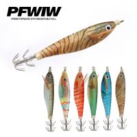 [HOT LIAXLLWISAAZH 534] PFWIW ฟรี Shiping Squid Jig Glow In The Dark Hard กุ้งเหยื่อตกปลาเครื่องมือ Hook Jigging Cuttlefish Octopus เหยื่อ Egi