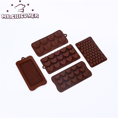 【lz】✠∋♦  Novo coração moldes de chocolate 8 cavidade diamante forma de amor silicone casamento doces cozimento moldes cupcake decorações bolo molde 3d