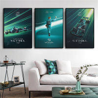 SEBASTIAN VETTEL Final Lap 2022สูตร1โปสเตอร์,ผ้าใบพิมพ์ภาพวาด,Ideal Home Decor Wall Art โปสเตอร์,ของขวัญที่สมบูรณ์แบบสำหรับผู้ที่ชื่นชอบรถ,Unframed