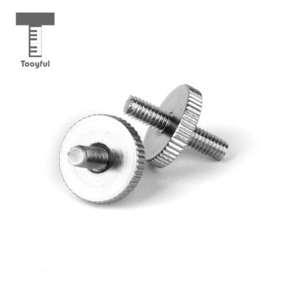 ：《》{“】= Tooyful High Quality 2Pcs Nickle Plated Metal Mandolin Guitar Bridge Post Height Adjustment Screw Silver For Archtop Jazz Guitar