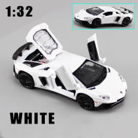 Diecast 1:32 Scale Miniature Alloy Car Model Lamborghini LP750 Supercar Metal Vehicle Christmas Toys for Children Boy Collection