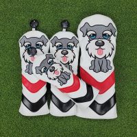 ✜▪ สัตว์น่ารัก Dog Golf Club ไดรเวอร์ Fairway Wood ไฮบริด Ut Headcover Sports Golf Club Head Protect Cover