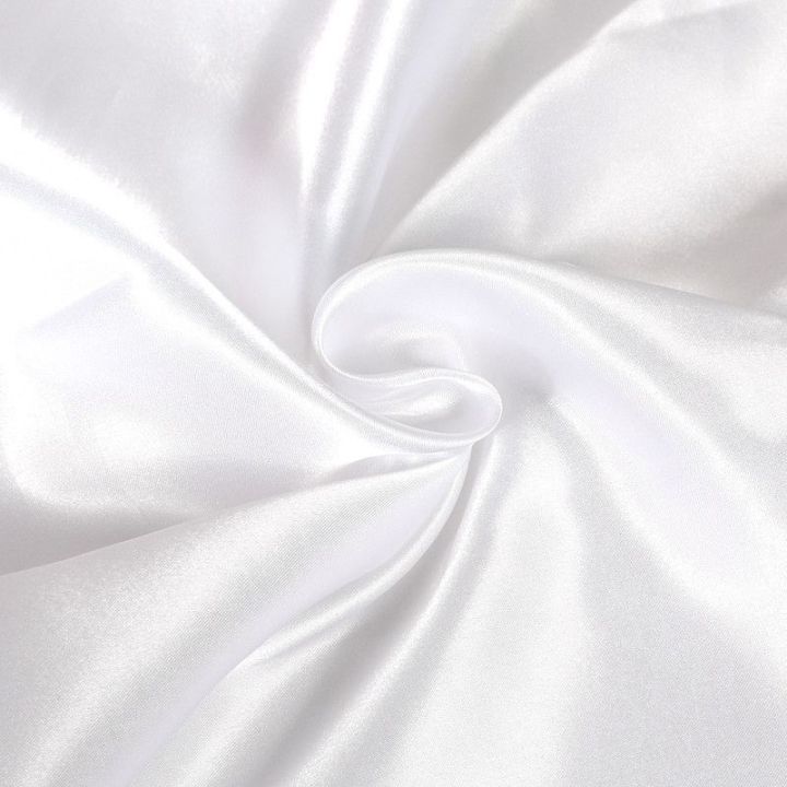 ผ้าซาตินสีดำและผ้าซาตินสีขาวไหมเทียมผ้าตกแต่งกล่องผ้าใส่เครื่องประดับ-interlining