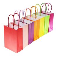 10/20/30/50pcs Mini Small Kraft Paper Bag with Handles 15x21x8cm Festival Gift Bag High Quality Candy Shopping Bags 15x21x8cm