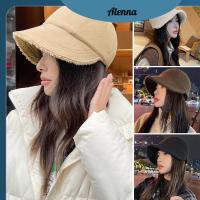 ALENNA ผู้หญิง + เด็กผู้หญิง ตุ๊กตาผ้าพลัฌ อบอุ่นและอบอุ่น SnapBack + หมวก หมวกเบสบอล + ถัง + หมวก แกะ + ขนสัตว์ + หมวก