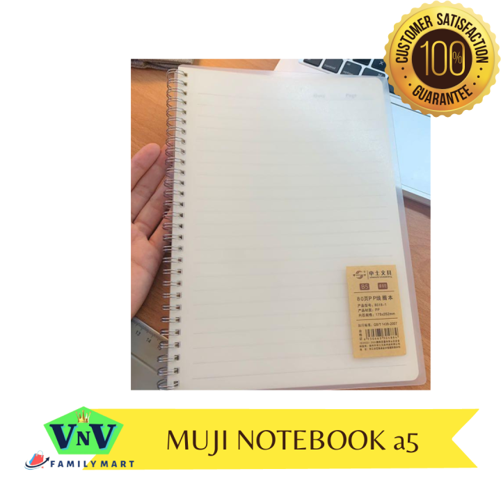 VNV MUJI NOTEBOOK A5 Lazada PH