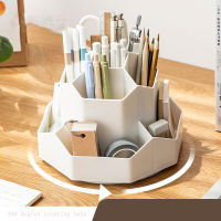 360 Degree Rotating Makeup Brush Case Holder Cosmetic Organizer Box 360 Degree Rotating Makeup Brush Case Holder Lipstick Holder Eyebrow Pencil Storage Tube Holder Pen Organizer Cup Desktop Makeup Brush Storage Box Rotating Desk Stationery Case Grid