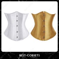 hot！【DT】 Corset Underbust Top Waist Cincher Gothic Size Corsets Pink