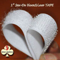 5meter pack 1 inch hook and loop fastener grip tape sew on velco color white craft sewing &amp; repairs