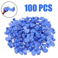 [HOT ZHKKZZLWWG 510] 100Pcs Scotch ล็อคสายไฟขั้วต่อ Quick Splice Crimp Terminals โดยไม่ทำลายสายสำหรับ Crimp ไฟฟ้า Part